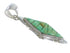 Southwest Turquoise Pendant Sterling Silver Jewelry VX54791
