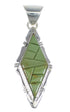 Turquoise And Sterling Silver Southwestern Pendant Jewelry VX54802