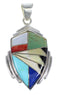 Multicolor Genuine Sterling Silver Pendant Jewelry VX54859