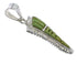 Turquoise And Sterling Silver Slide Pendant VX55446