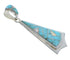 Turquoise And Opal Inlay Authentic Sterling Silver Pendant VX55558