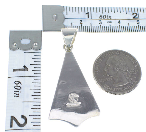 Sterling Silver Turquoise And Opal Pendant VX55560