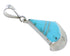 Southwest Turquoise Inlay And Sterling Silver Pendant Jewelry VX55687