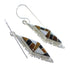 Multicolor And Authentic Sterling Silver Hook Dangle Earrings VX56734
