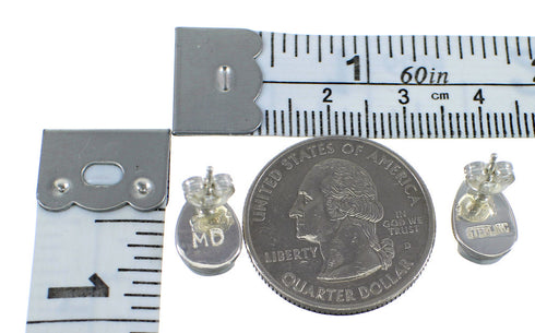 Multicolor Sterling Silver Tear Drop Post Earrings VX56078