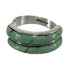 Silver Eagle Valley WhiteRock Turquoise Ring Size 6-3/4 EX56889