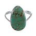 Sterling Silver And Turquoise Inlay Southwestern Ring Size 8-3/4 WX58732