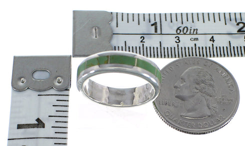 Southwest Sterling Silver And Turquoise Ring Size 5-1/2 VX58384