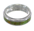 Silver And Turquoise Ring Size 6-1/2 VX58387