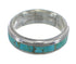 Southwest Turquoise And Authenic Sterling Silver Ring Size 6-1/4 WX59057