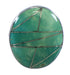Genuine Sterling Silver And Turquoise Inlay Ring Size 5-1/4 VX57251