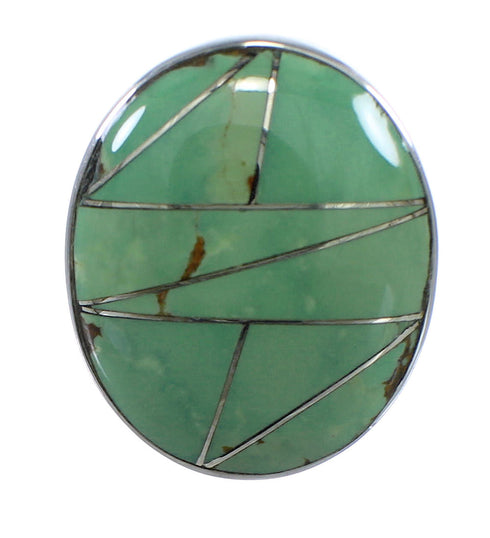 Genuine Sterling Silver And Turquoise Southwest Ring Size 5-3/4 VX57257