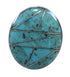 Turquoise Inlay And Sterling Silver Southwestern Ring Size 5-3/4 WX59105