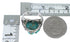 Authentic Sterling Silver Turquoise Flower Dragonfly Ring Size 5-3/4 RX82746