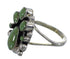 Southwest Sterling Silver Turquoise Ring Size 5-1/4 RX60395