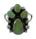 Southwestern Turquoise Genuine Sterling Silver Ring Size 7-1/4 RX60421