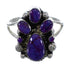 Magenta Turquoise Authentic Sterling Silver Ring Size 6-3/4 RX60527