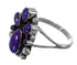 Magenta Turquoise Authentic Sterling Silver Ring Size 6-3/4 RX60527