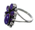 Sterling Silver Southwest Magenta Turquoise Ring Size 5-1/2 RX60520