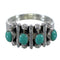 Sterling Silver And Turquoise Ring Size 7-1/4 RX60617