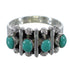 Sterling Silver And Turquoise Ring Size 7-1/4 RX60617