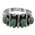 Genuine Sterling Silver Southwest Turquoise Ring Size 7-3/4 RX60620