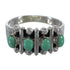 Authentic Sterling Silver Turquoise Ring Size 8-3/4 RX60626
