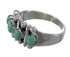 Authentic Sterling Silver Turquoise Ring Size 8-3/4 RX60626