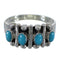 Authentic Sterling Silver And Turquoise Ring Size 5-1/4 RX60638