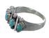 Turquoise Authentic Sterling Silver Ring Size 5-1/4 RX60651