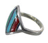 Silver Southwest Multicolor Ring Size 6-3/4 YX76228