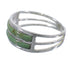 Turquoise Southwest Genuine Sterling Silver Ring Size 5-1/4 QX79768