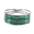 Southwest Turquoise Authentic Sterling Silver Ring Size 6-1/2 QX79796