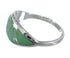 Southwestern Turquoise Silver Ring Size 5-1/4 YX79603