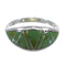 Sterling Silver Southwestern Turquoise Ring Size 4-1/2 YX79690