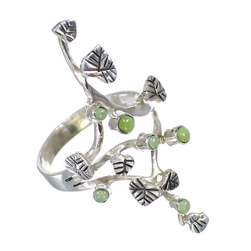 Turquoise Genuine Sterling Silver Southwest Jewelry Ring Size 8-3/4 VX62361