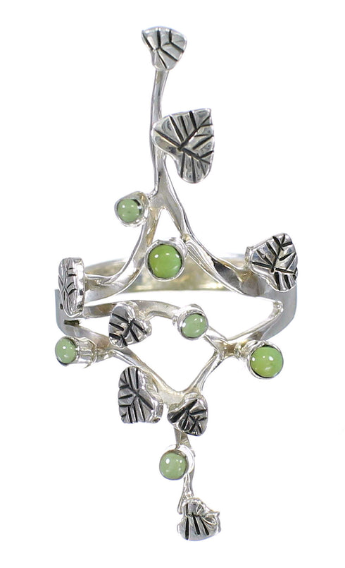 Turquoise Southwest Sterling Silver Jewelry Ring Size 8 VX62350