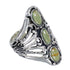 Turquoise Authentic Sterling Silver Southwest Jewelry Ring Size 5 VX62367