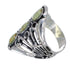 Turquoise Authentic Sterling Silver Southwest Jewelry Ring Size 5 VX62367