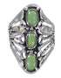 Southwest Turquoise And Silver Jewelry Ring Size 6-3/4 VX62403