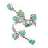 Genuine Sterling Silver Turquoise Southwest Jewelry Ring Size 7-1/2 VX62552