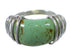 Authentic Sterling Silver And Turquoise Ring Size 5-1/2 RX80912
