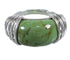 Sterling Silver Southwest Turquoise Ring Size 5-1/2 RX80945