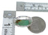 Turquoise Sterling Silver Ring Size 7-3/4 RX80984