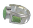 Southwestern Sterling Silver Turquoise Ring Size 5-3/4 RX81013