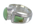 Turquoise Authentic Sterling Silver Ring Size 5-1/4 RX81042