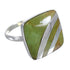 Genuine Sterling Silver Southwest Turquoise Ring Size 8-1/2 RX81139