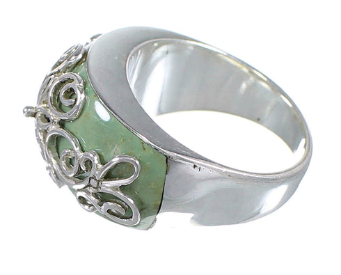 Turquoise Genuine Sterling Silver Jewelry Ring