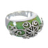 Genuine Sterling Silver Turquoise Southwest Ring Size 6-1/2 RX81193