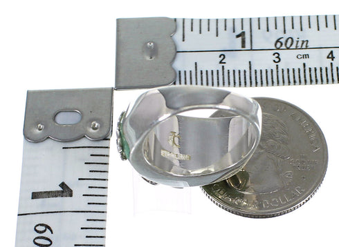 Sterling Silver Turquoise Ring Size 6-1/4 RX81205